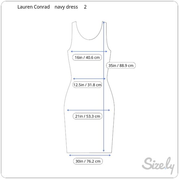 LC Lauren Conrad Navy Lace Floral Fit and Flare Sleeveless Above Knee Dress - Picture 9 of 9